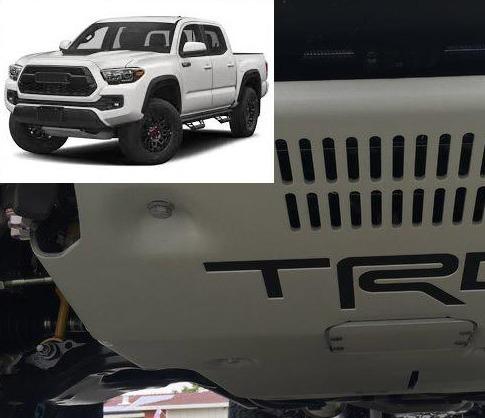 Premium Cast Red Vinyl Decals for 2016-2023 Tacoma Start 