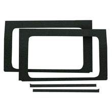 Load image into Gallery viewer, DEI 18-23 Jeep Wrangler JL 4-Door Boom Mat Rear Side Window Trim - 4 Piece - Black