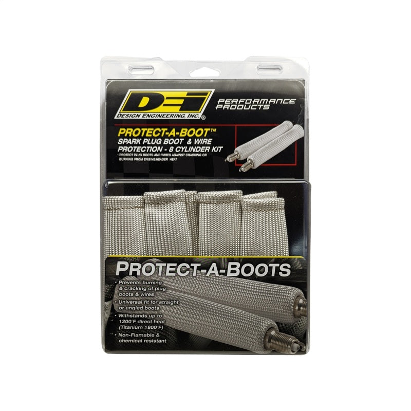 DEI Protect-A-Boot Sleeve - 1-1/4in I.D. x 6in - 8-pack - Silver