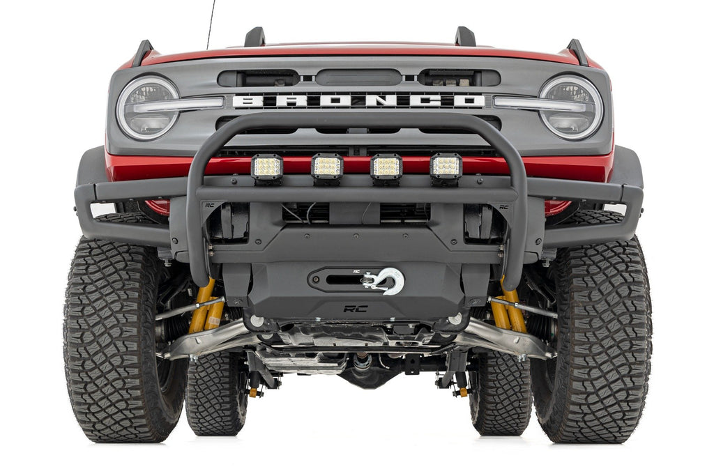 Nudge Bar | 4 Inch Round Led (x4) | OE Modular Steel | Ford Bronco 4WD (21-24)