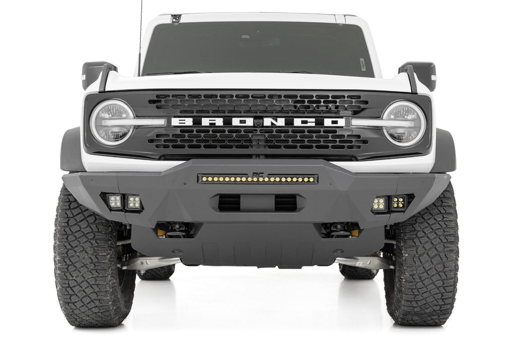 Front Bumper | Modular | Full Wings | DRL | Ford Bronco 4WD (2021-2024)