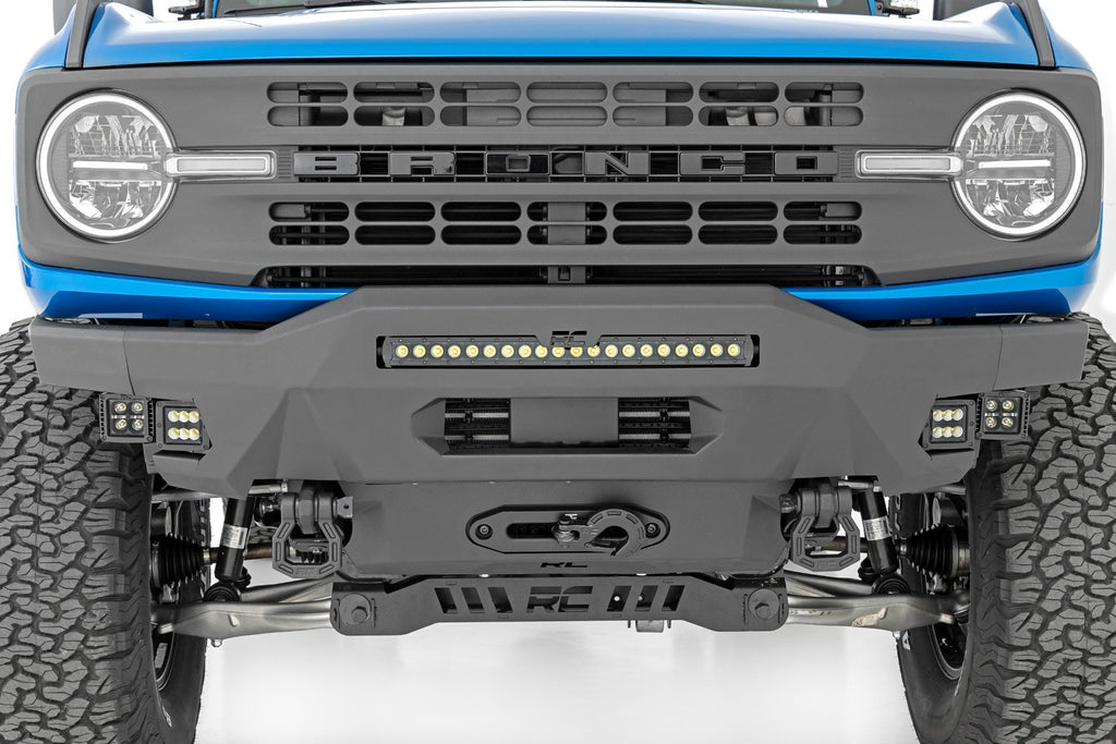 Front Bumper | Modular | Stubby Wings | DRL | Ford Bronco 4WD (2021-2024)