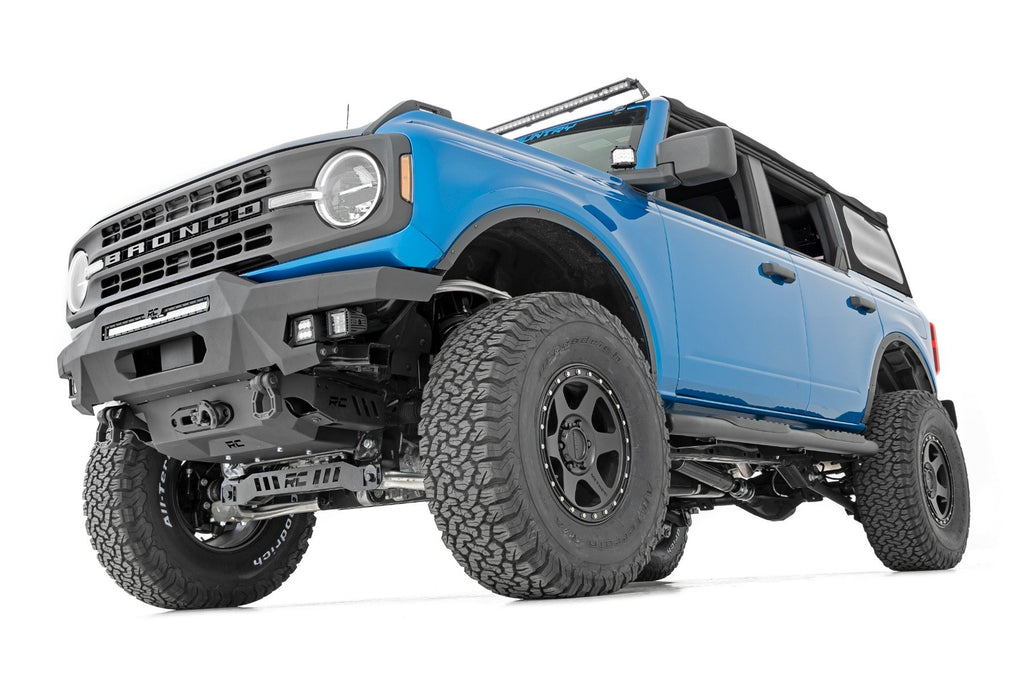 Front Bumper | Modular | Stubby Wings | Amber DRL | Ford Bronco 4WD (21-24)
