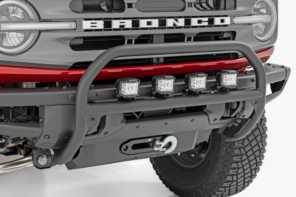 Nudge Bar | 20 Inch Chrome Single Row LED | OE Modular Steel | Ford Bronco (21-24)