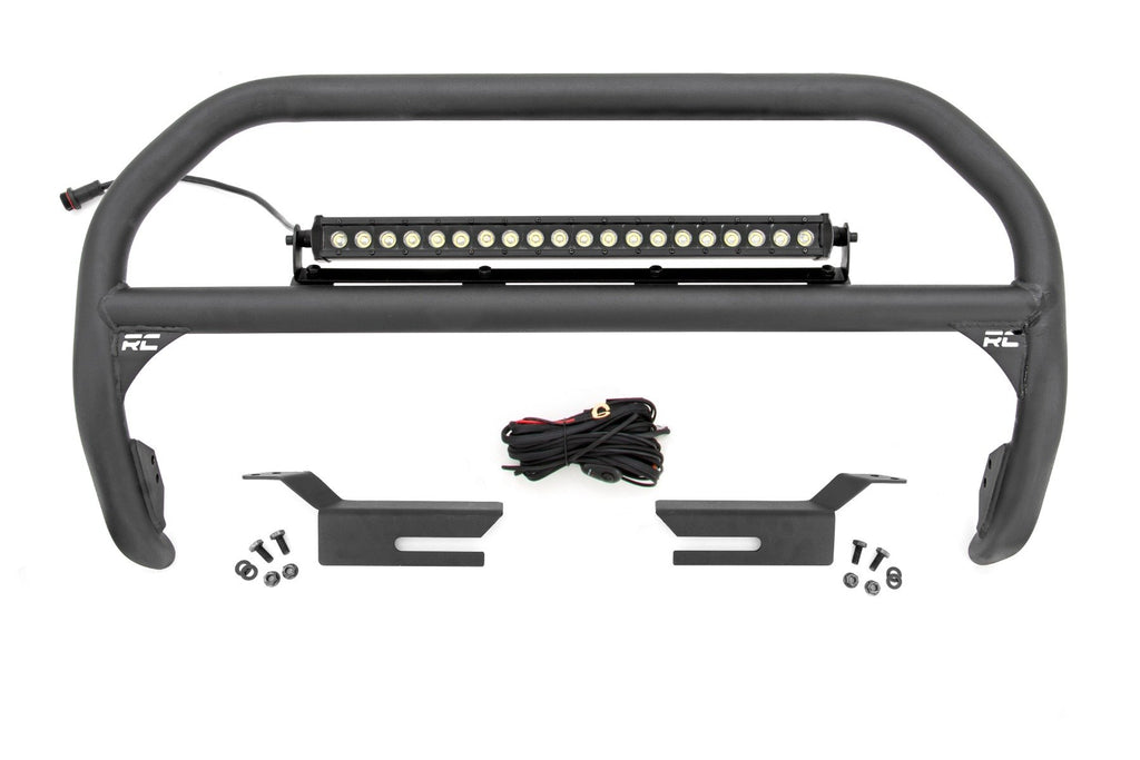 Nudge Bar | 20 Inch Black Single Row LED | Ford Bronco 4WD (2021-2024)