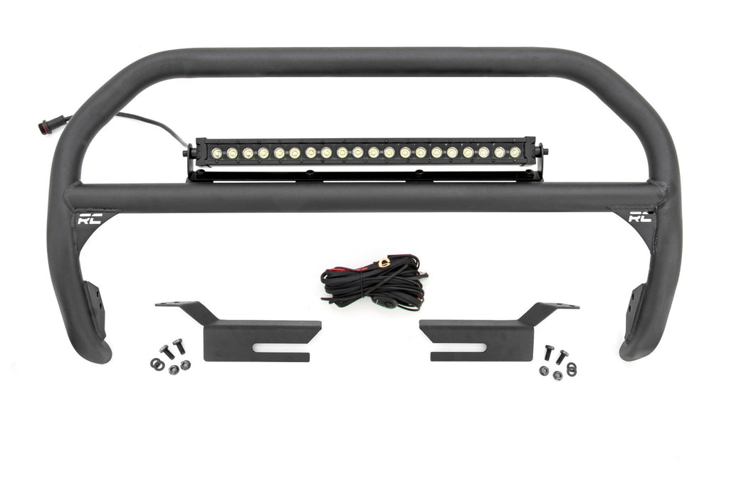 Nudge Bar | 20 Inch BLK DRL Single Row LED | Ford Bronco 4WD (2021-2024)
