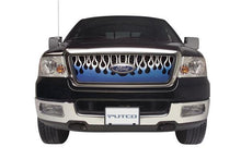 Load image into Gallery viewer, Putco 07-14 GMC Yukon / Yukon XL Flaming Inferno Stainless Steel Grilles - Blue (Painted)