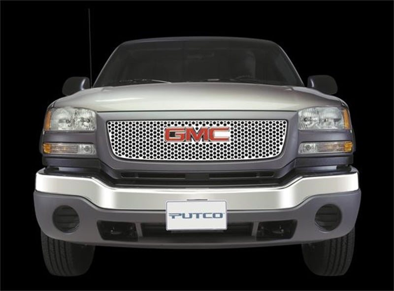 Putco 94-98 GMC Sierra w/ Logo CutOut - Will not Fit 3500 Punch Stainless Steel Grilles