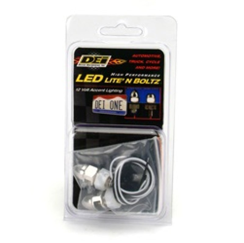 DEI LED LiteN Boltz License Plate Lighting Kit - Dome Head - 4pc - Satin