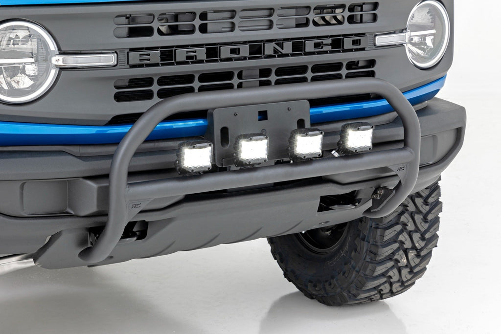 Nudge Bar | 3 Inch Wide Angle Led (x4) | Ford Bronco 4WD (2021-2024)