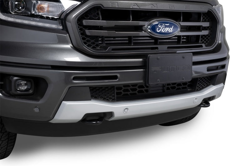 Putco 19-20 Ford Ranger w/ Adaptive Cruise - Hex Shield - Black Powder Coated Bumper Grille Inserts