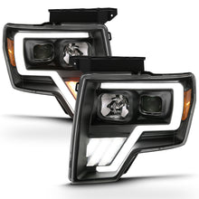 Load image into Gallery viewer, ANZO 2009-2013 Ford F-150 Projector Light Bar G4 Switchback H.L.Black Amber