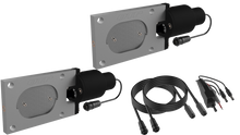 Load image into Gallery viewer, QTP Bolt-On QTEC Dual Low Profile Oval Electric Cutout Valves - Pair