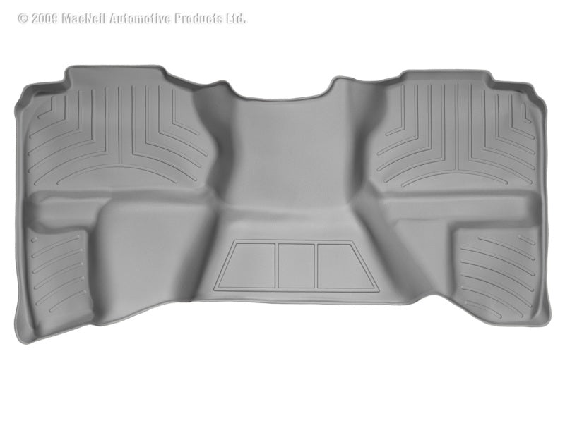 WeatherTech 07-13 Chevrolet Silverado Extended Cab Rear FloorLiner - Grey