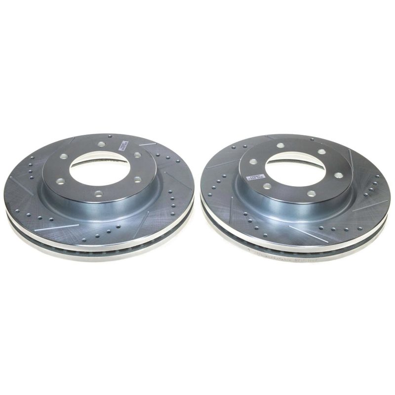 Power Stop 19-22 Ford Ranger Front Evolution Drilled & Slotted Rotor - Pair
