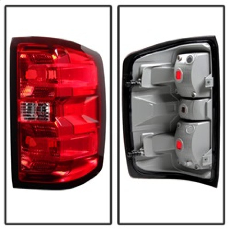 Xtune Chevy Silverado 2014-2016 Passenger Side Tail Lights - OEM Right ALT-JH-CS14-OE-R