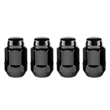 Load image into Gallery viewer, McGard Hex Lug Nut (Cone Seat Bulge Style) M12X1.5 / 3/4 Hex / 1.45in. Length (4-Pack) - Black