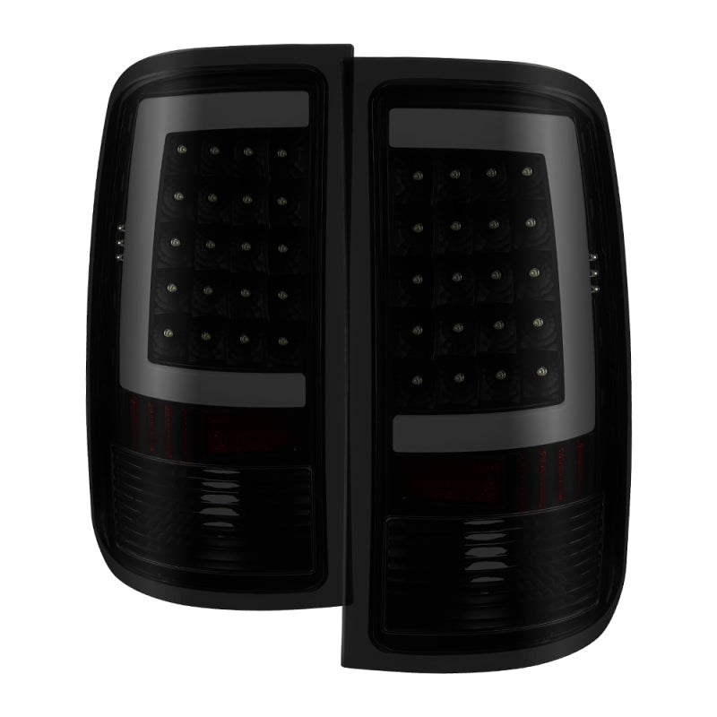 xTune 07-13 GMC Sierra 1500 LED Tail Lights - Black Smoke (ALT-ON-GS07-G2-LED-BSM)