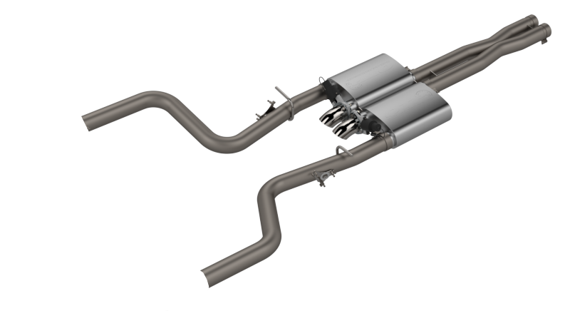 QTP 15-18 Dodge Challenger 6.2L/6.4L 304SS Screamer Cat-Back Exhaust w/3in Tips
