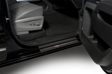 Load image into Gallery viewer, Putco 14-18 Chevy Silv LD - Crew Cab w/ CHEVROLET Etching (8pcs) Black Platinum Door Sills