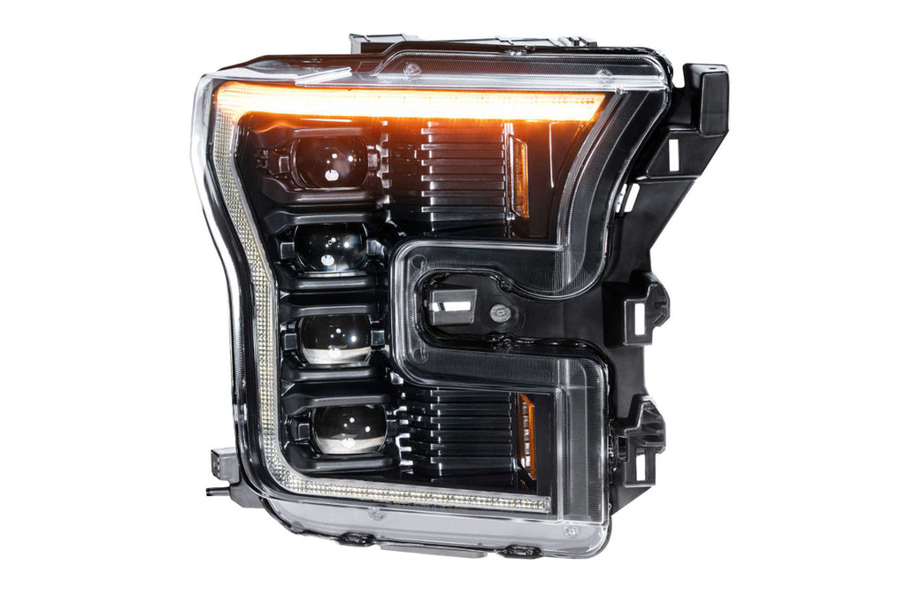 Morimoto XB LED Headlights: Ford F150 (15-17) & Raptor (17-20) (Pair / ASM Amber DRL) Gen 2
