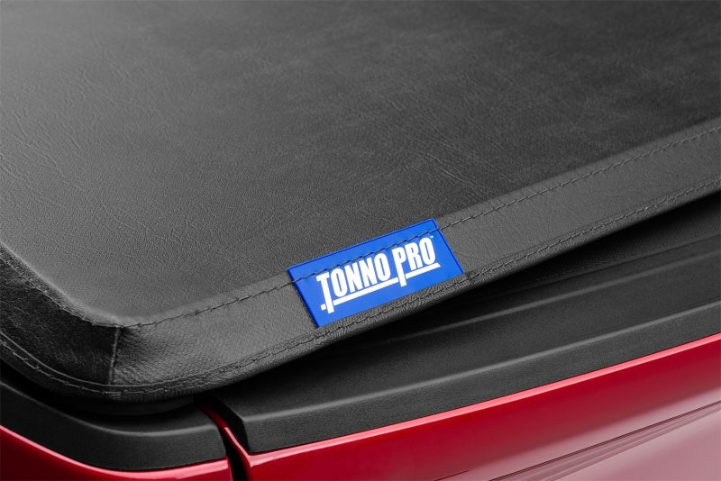 Tonno Pro 20-21 GM 2500/3500HD 8ft w/o Factory Side Storage Boxes Tonno Fold Tri-Fold Tonneau Cover
