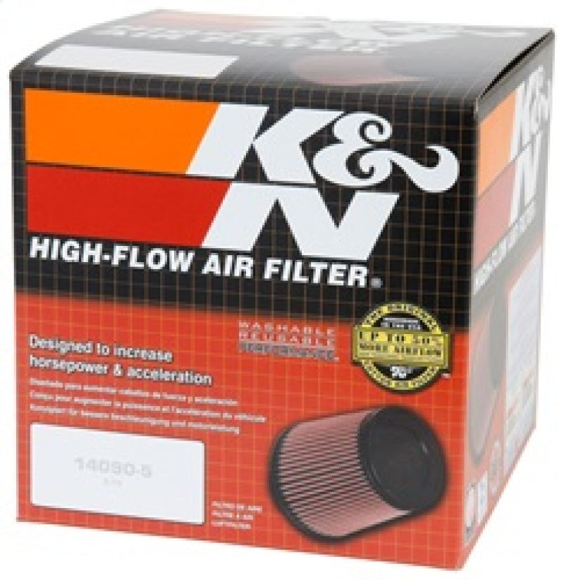 K&N Universal Clamp-On Air Filter 2-1/8in Flange 4x3in-B 3x2in-T 4in-L