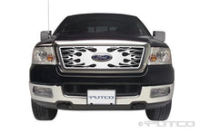 Load image into Gallery viewer, Putco 04-08 Ford F-150 (Honeycomb Grille) w/ Logo CutOut Flaming Inferno Stainless Steel Grille