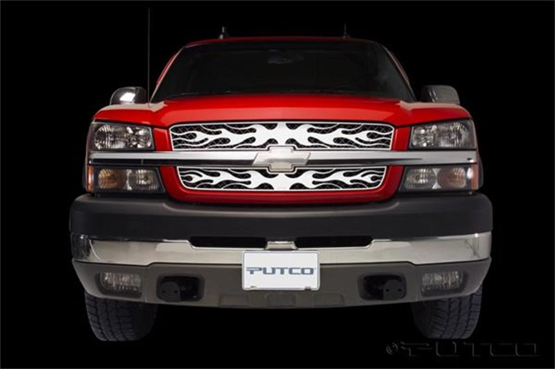 Putco 03-06 Chevrolet Avalanche w/o Body Cladding Flaming Inferno Stainless Steel Grille