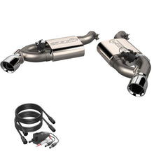 Load image into Gallery viewer, QTP 16-18 Chevrolet Camaro SS 6.2L 304SS Screamer Axle Back Exhaust w/4.5in Dual Tips
