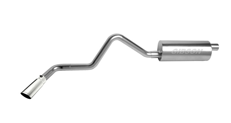 Gibson 87-93 Ford Bronco Custom 5.0L 3in Cat-Back Single Exhaust - Aluminized