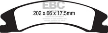 Load image into Gallery viewer, EBC 15+ Cadillac Escalade Ext/Esv 6.2 2WD Extra Duty Front Brake Pads