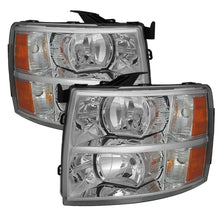 Load image into Gallery viewer, Xtune Chevy Silverado 07-13 Crystal Headlights Chrome HD-JH-CS07-AM-C
