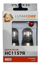 Load image into Gallery viewer, Putco LumaCore 1157 Red - Pair (x3 Strobe w/ Bright Stop)