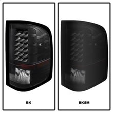 Load image into Gallery viewer, Xtune Chevy Silverado 07-13 LED Tail Lights Black Smoke ALT-JH-CS07-LED-BKSM