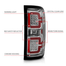 Load image into Gallery viewer, ANZO 2014-2018 Chevy Silverado 1500 LED Taillights Chrome