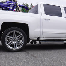 Load image into Gallery viewer, MBRP 09+ Chevrolet Silverado 1500 3in Cat Back Pre-Axle Dual Outlet w/ 4in Tip - T304