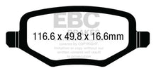 Load image into Gallery viewer, EBC 12+ Chrysler Town &amp; Country 3.6 Ultimax2 Rear Brake Pads