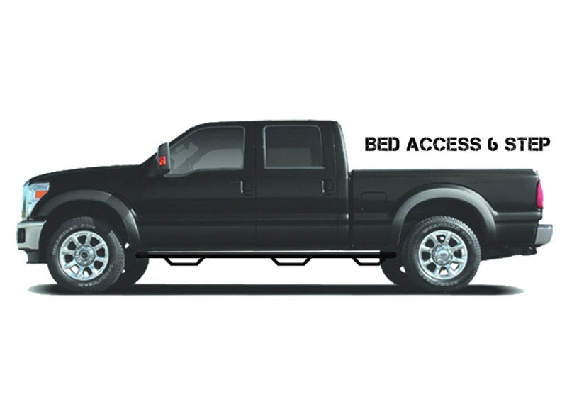 N-Fab Nerf Step 16-17 Toyota Tacoma Access Cab 6ft Bed - Tex. Black - Bed Access - 2in