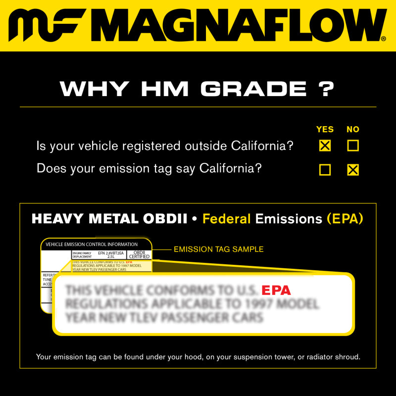 MagnaFlow Conv DF 01/20/00-01 Jeep Cherokee 4.0L Rear (49 State)