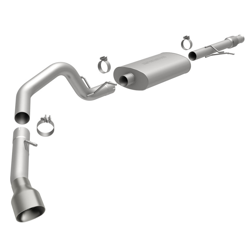 MagnaFlow 10-12 Chevy Avalanche 1500 5.3L V8 Single P/S Rear Exit Stainless CatBack Perf Exhaust