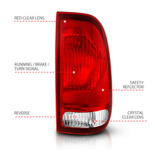 Load image into Gallery viewer, ANZO 1997-2003 Ford F-150 Taillight Red/Clear Lens (OE Replacement)