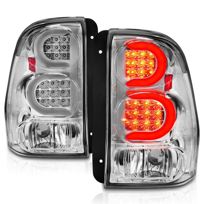 ANZO 2002-2009 Chevrolet Trailblazer LED Tail Lights w/ Light Bar Chro –  Battle Born Offroad