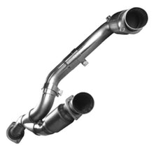 Load image into Gallery viewer, Kooks 07-08 GM 1500 3in x OEM Out Cat SS Y Pipe Kooks HDR Req