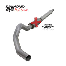 Load image into Gallery viewer, Diamond Eye KIT 5in CB MFLR RPLCMENT PIPE SGL AL: 03-07 FORD 6.0L F250/F350