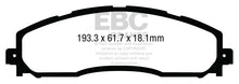 Load image into Gallery viewer, EBC 13+ Ford F250 (inc Super Duty) 6.2 (2WD) Ultimax2 Rear Brake Pads