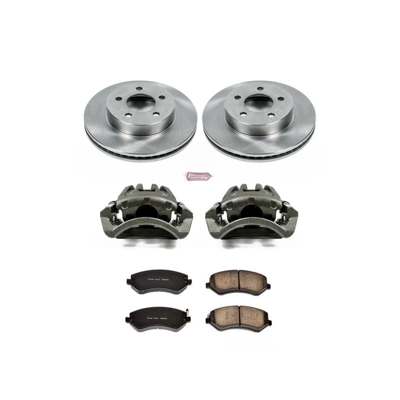 Power Stop 02-07 Jeep Liberty Front Autospecialty Brake Kit w/Calipers