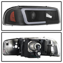 Load image into Gallery viewer, Spyder GMC Sierra 1500/2500/3500 99-06 V2 Projector Headlights - DRL - Black PRO-YD-CDE00V2-LB-BK
