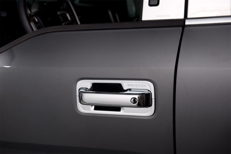 Putco 17-20 Ford SuperDuty Door Handle Covers (4DR) w/ Driver Keyhole (Covers Functional Sensors)