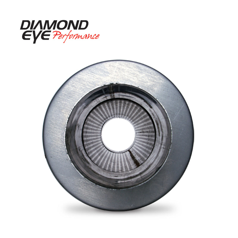 Diamond Eye MFLR 4inID SGL IN/SGL OUT 7inDIA X 20in BODY 27in LENGTH PERF SLOTTED ENDS 409 SS
